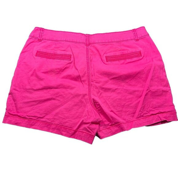 Maurices Women’s Size 22 Chino Shorts Stretch 5 Pocket Style Pink Casual Summer - Picture 2 of 7